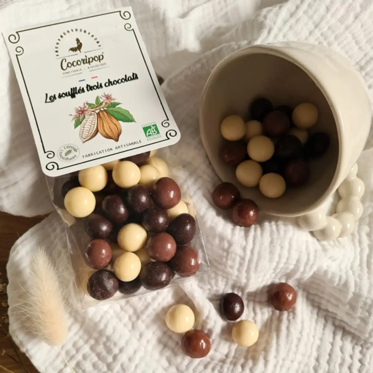 Les soufflées vanille /fraise