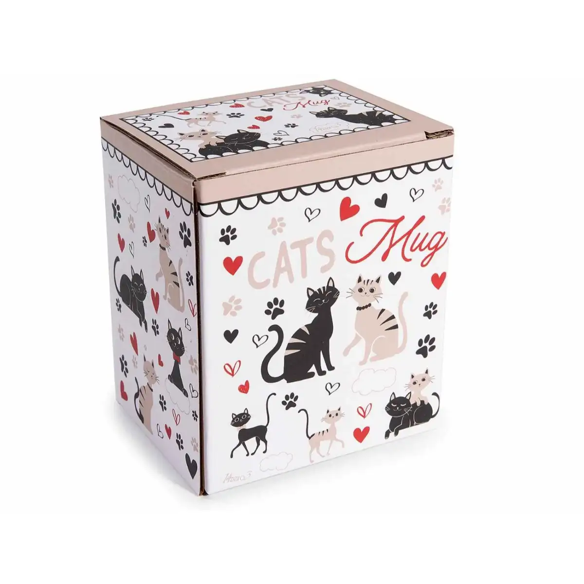 Mug porcelaine queue de chat