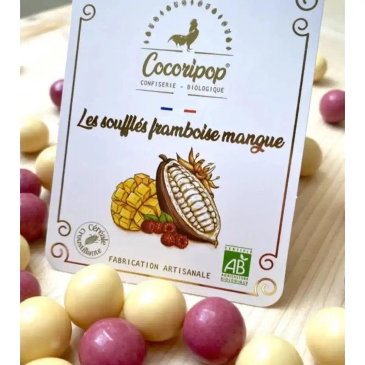 Les soufflées mangue /framboise