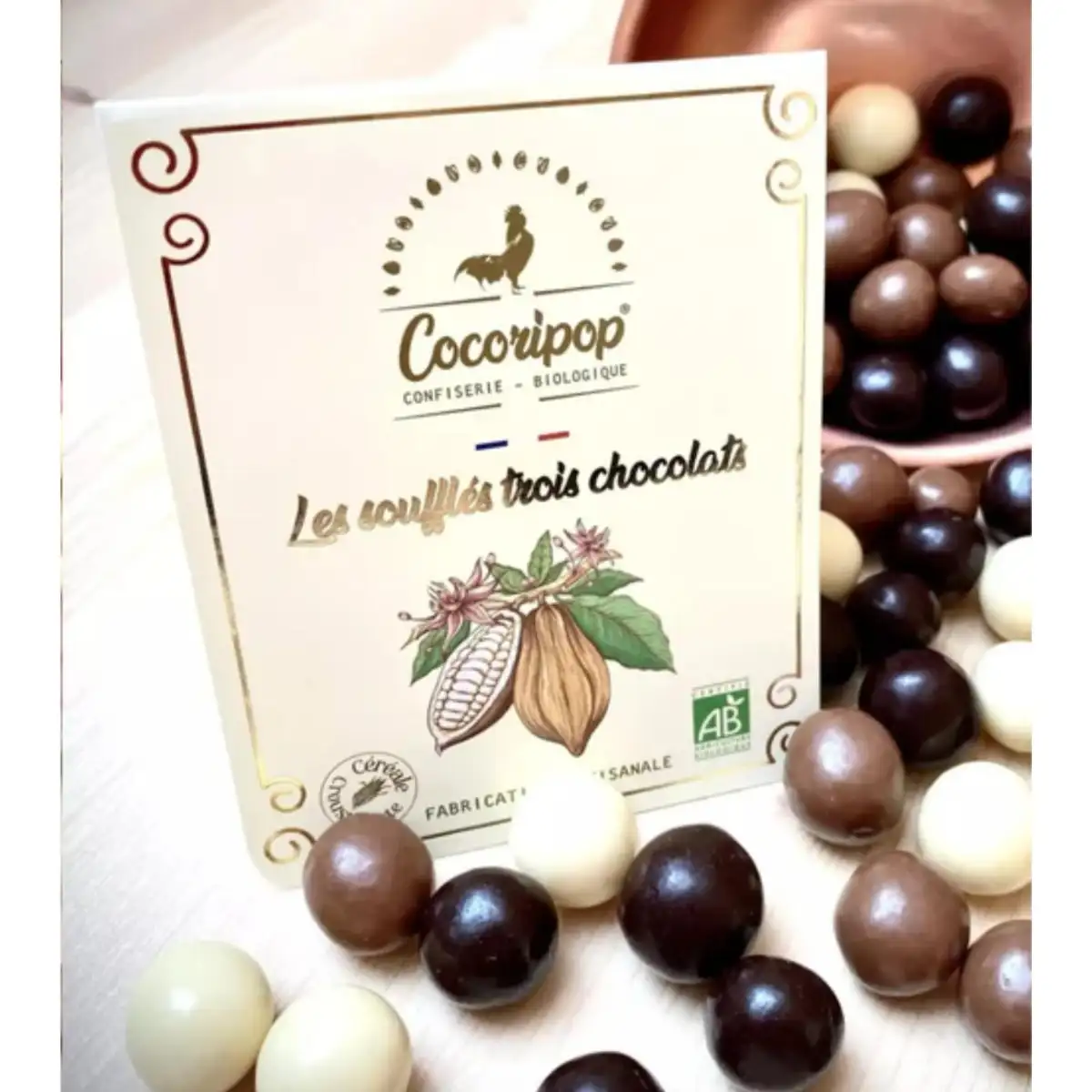 Les soufflées 3 chocolats