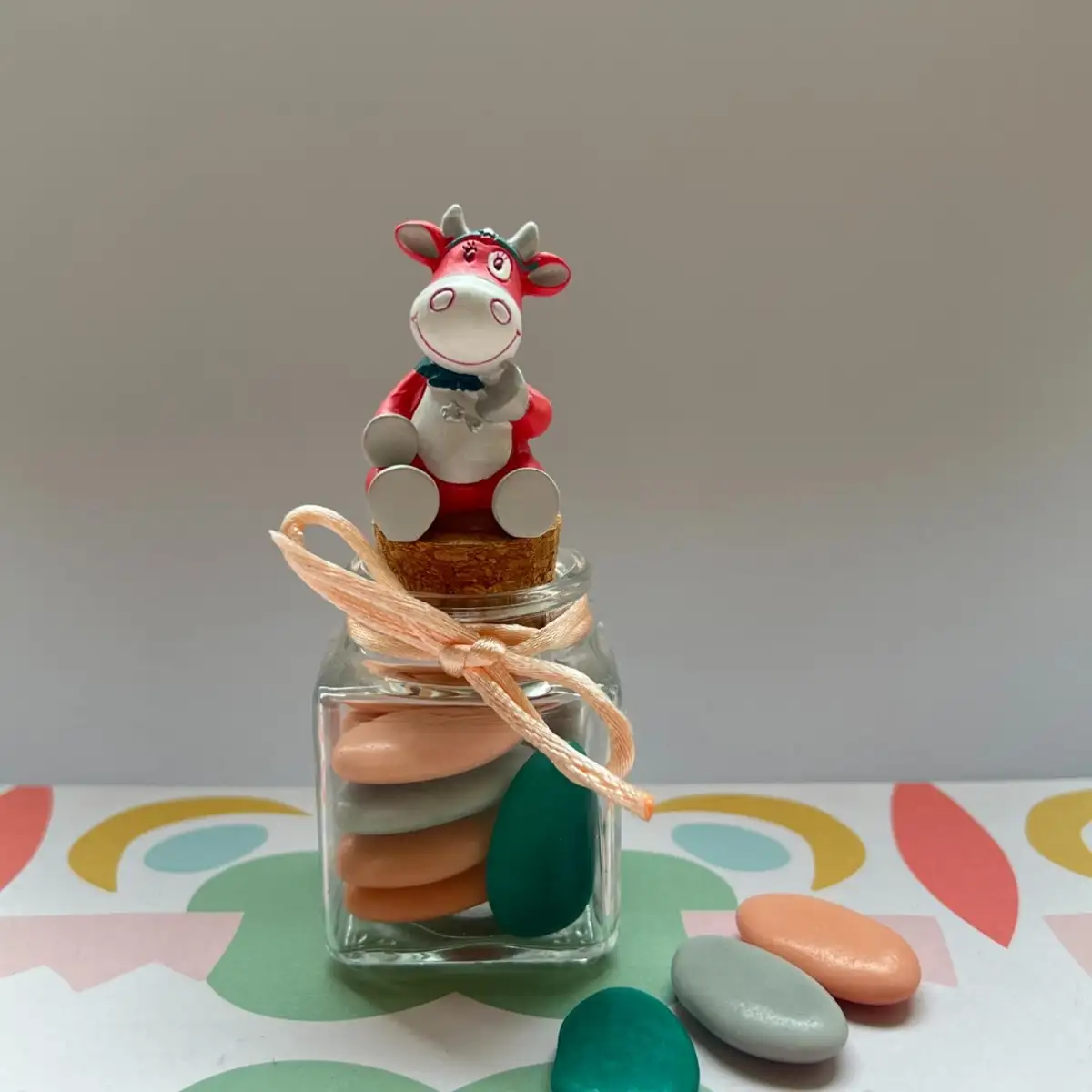 Cube dragées vachette