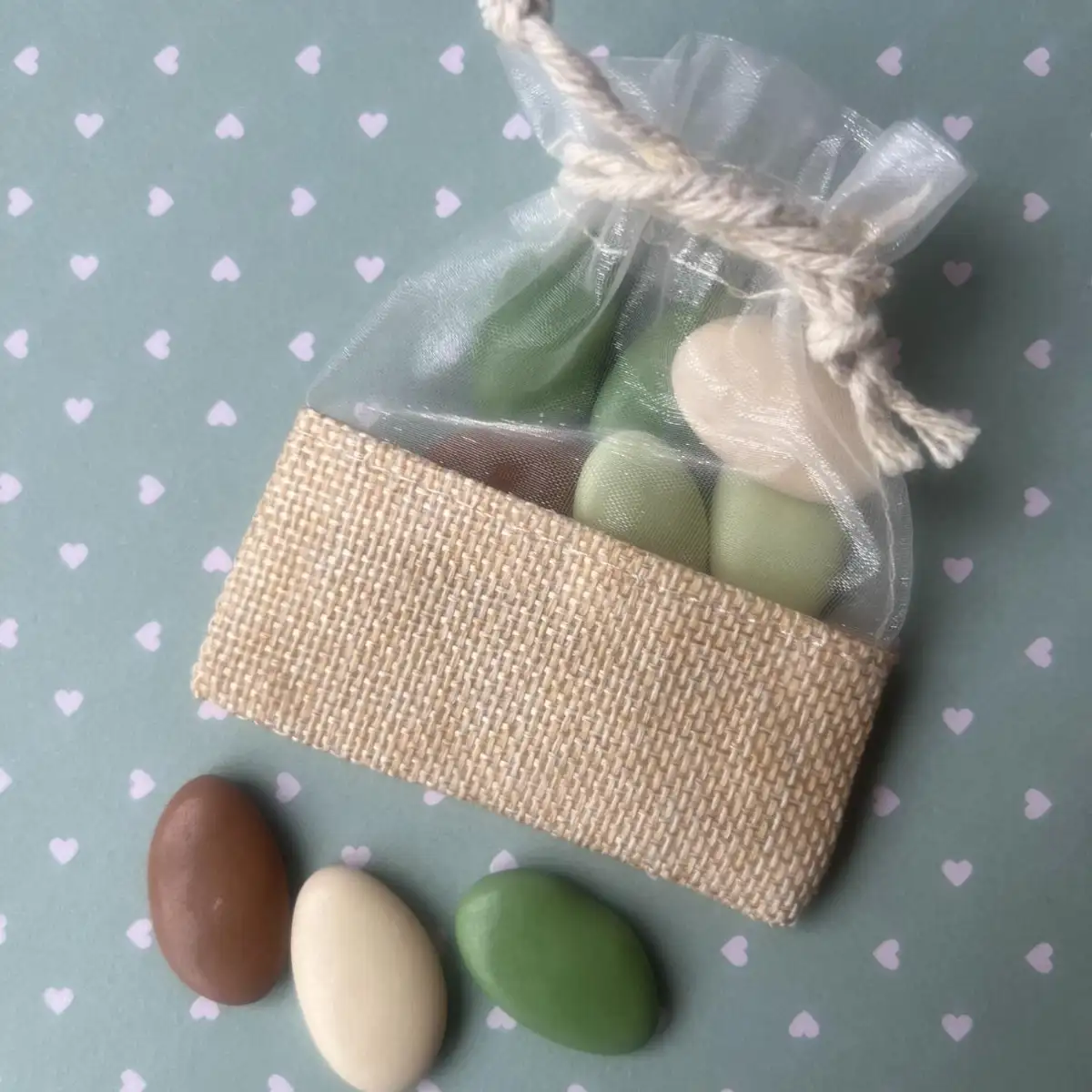 Bourse à dragées bohème