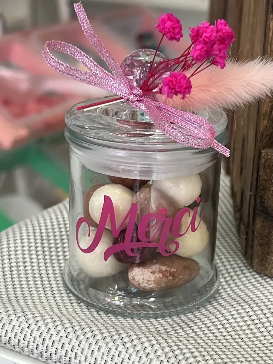 Mini bonbonniere garnie "Merci"