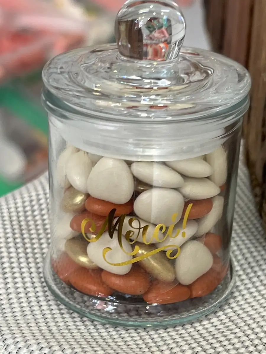 Mini bonbonniere garnie "Merci"